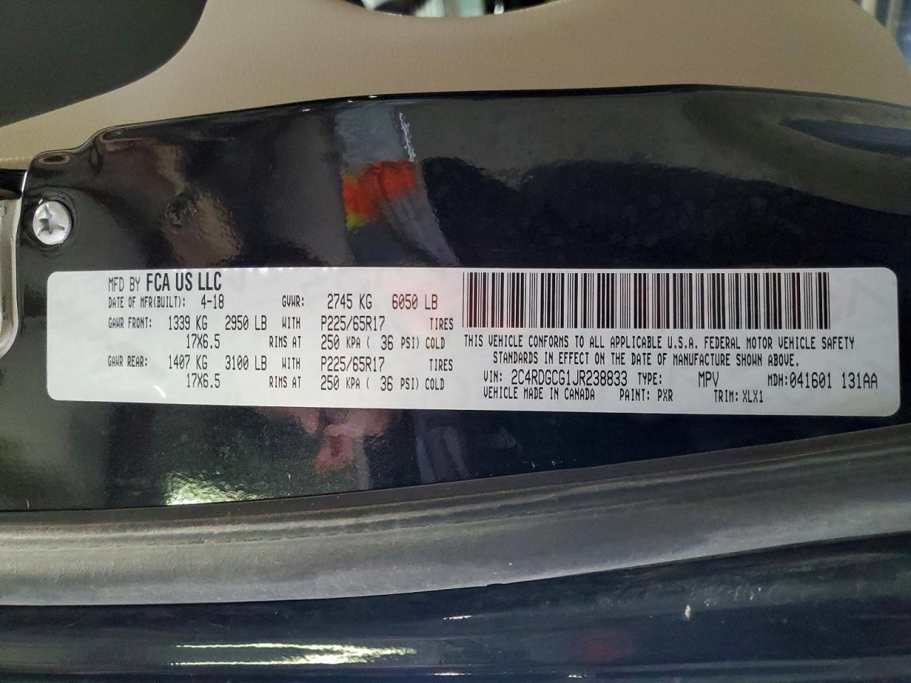 2018 Dodge Grand Caravan Sxt - zdjęcie 13