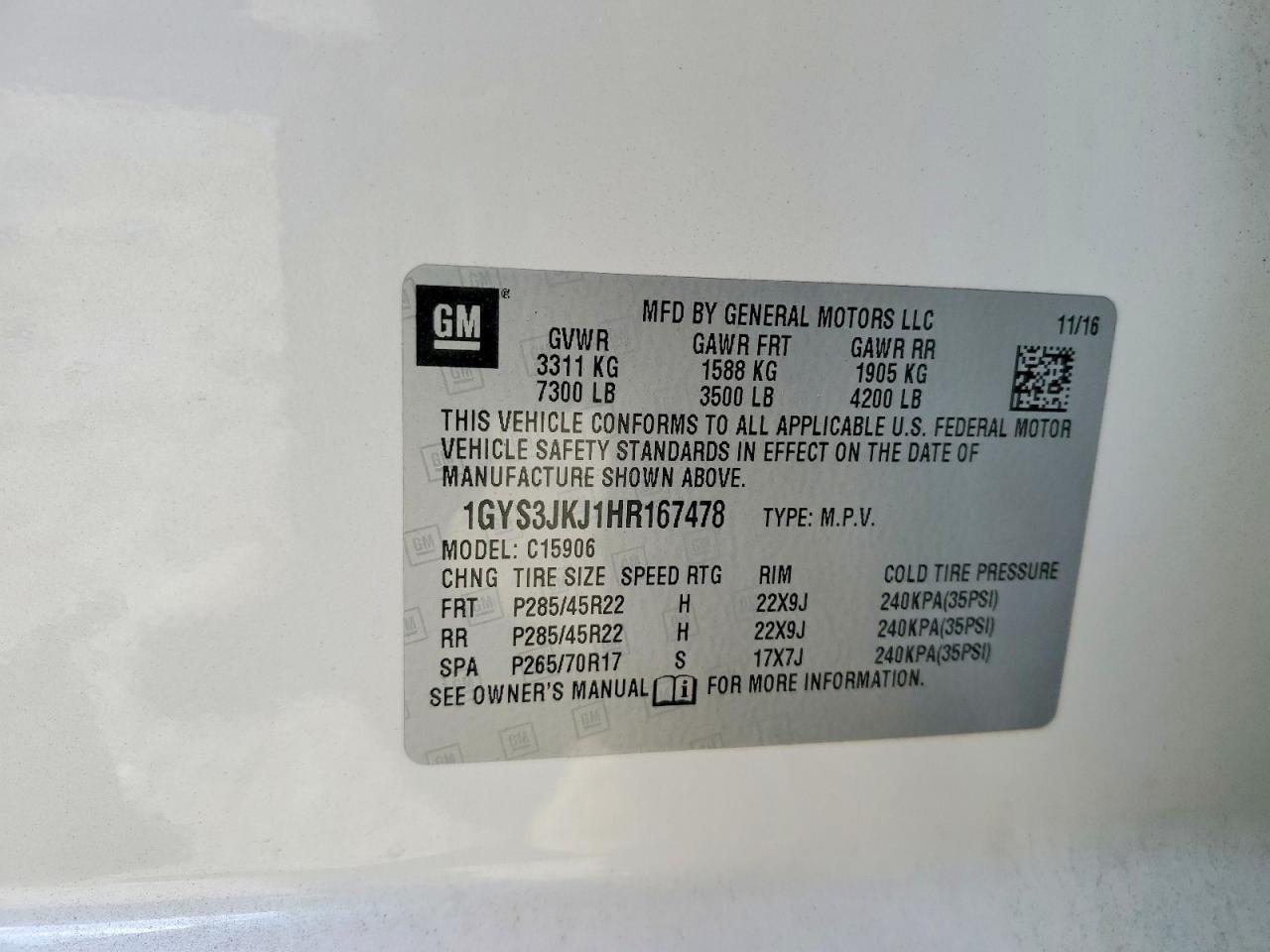 2017 Cadillac Escalade Esv Premium Luxury - zdjęcie 13