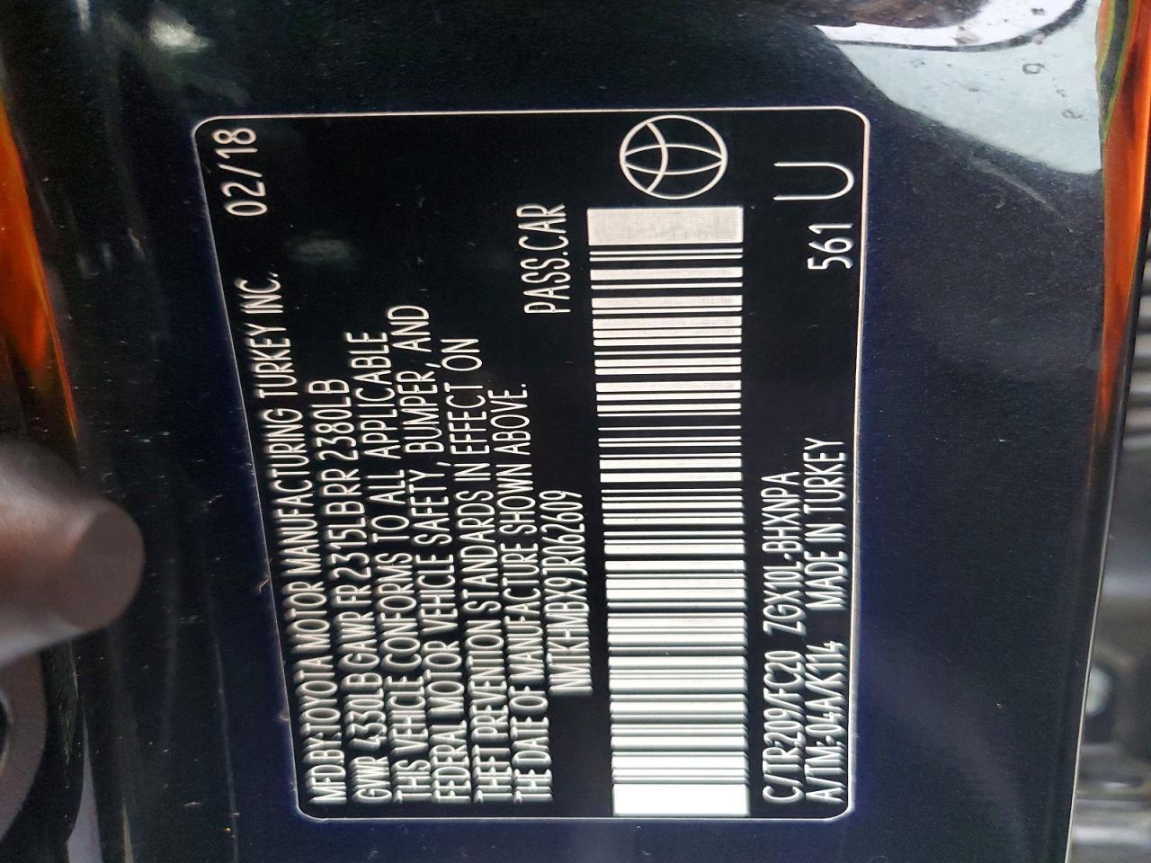 2018 Toyota C-Hr Xle - zdjęcie 13