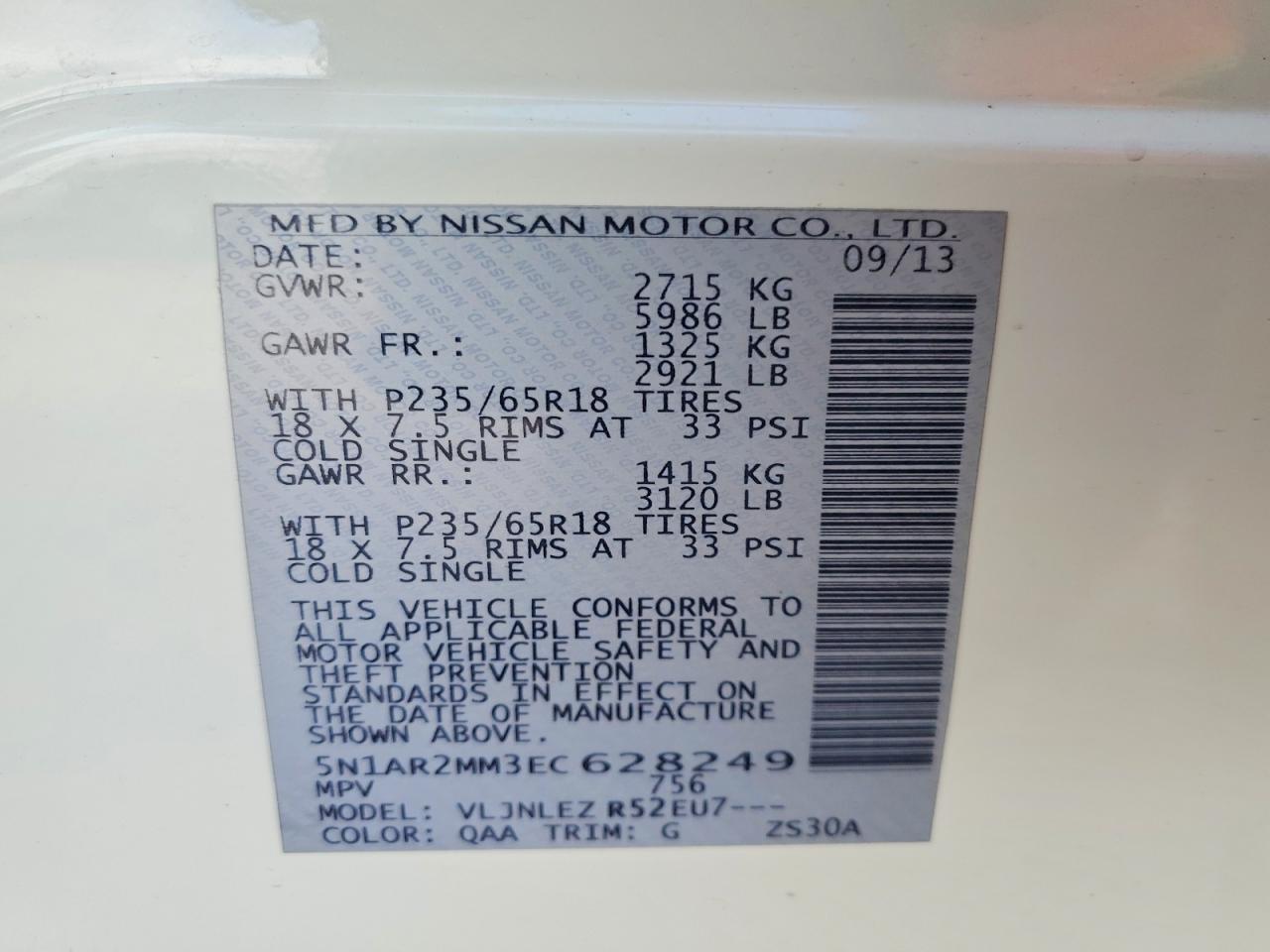 2014 Nissan Pathfinder Sv - zdjęcie 14