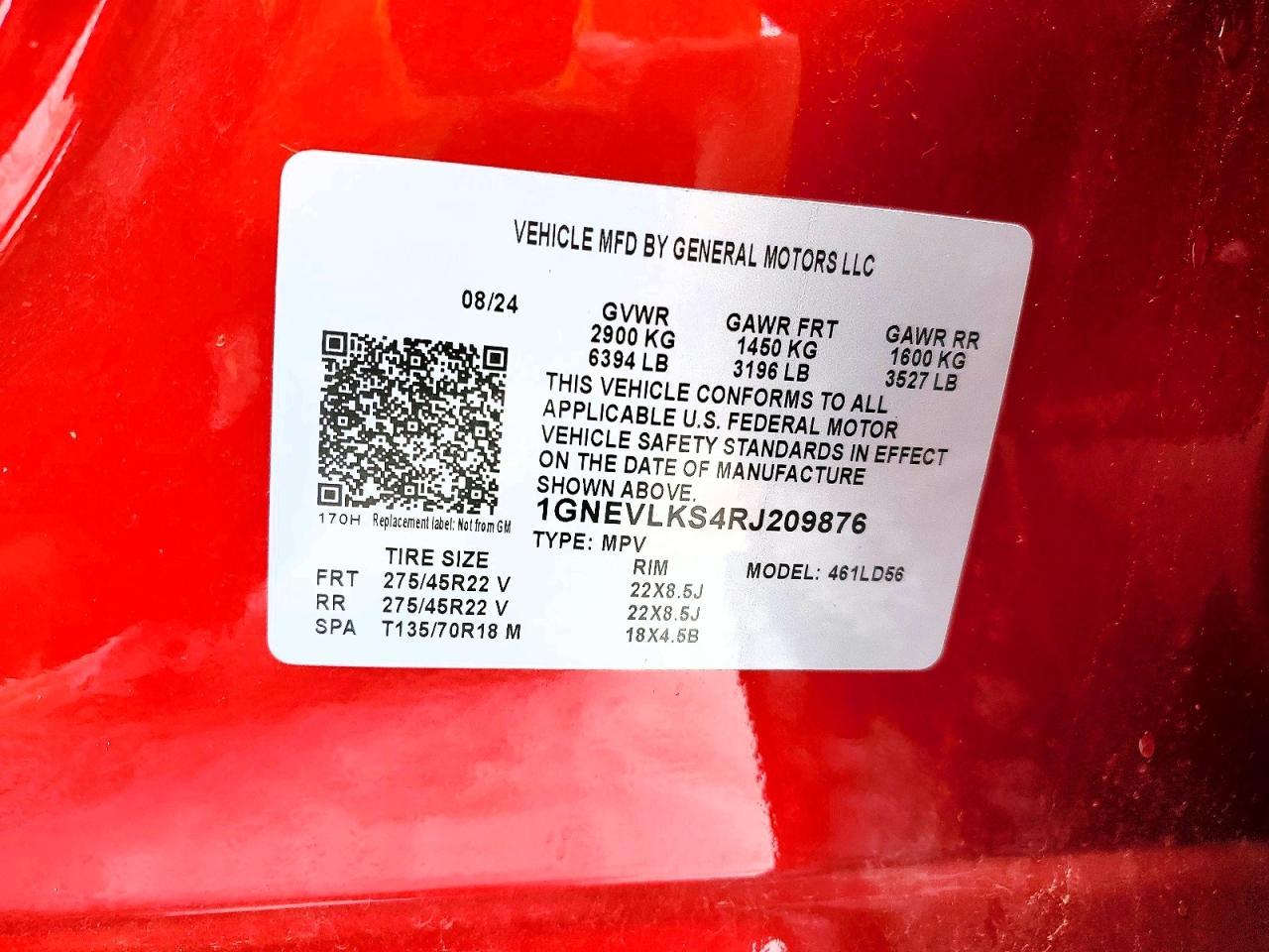 2024 Chevrolet Traverse - zdjęcie 13