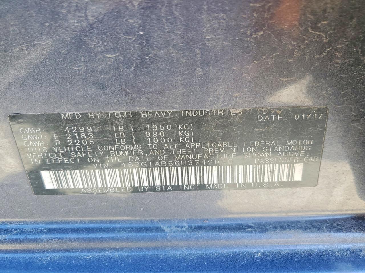 2017 Subaru Impreza Premium - zdjęcie 12