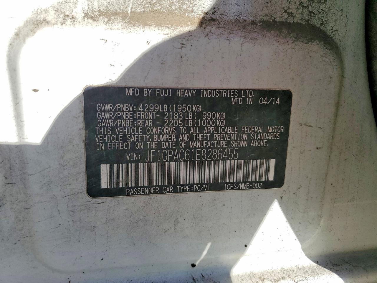 2014 Subaru Impreza Premium - zdjęcie 12