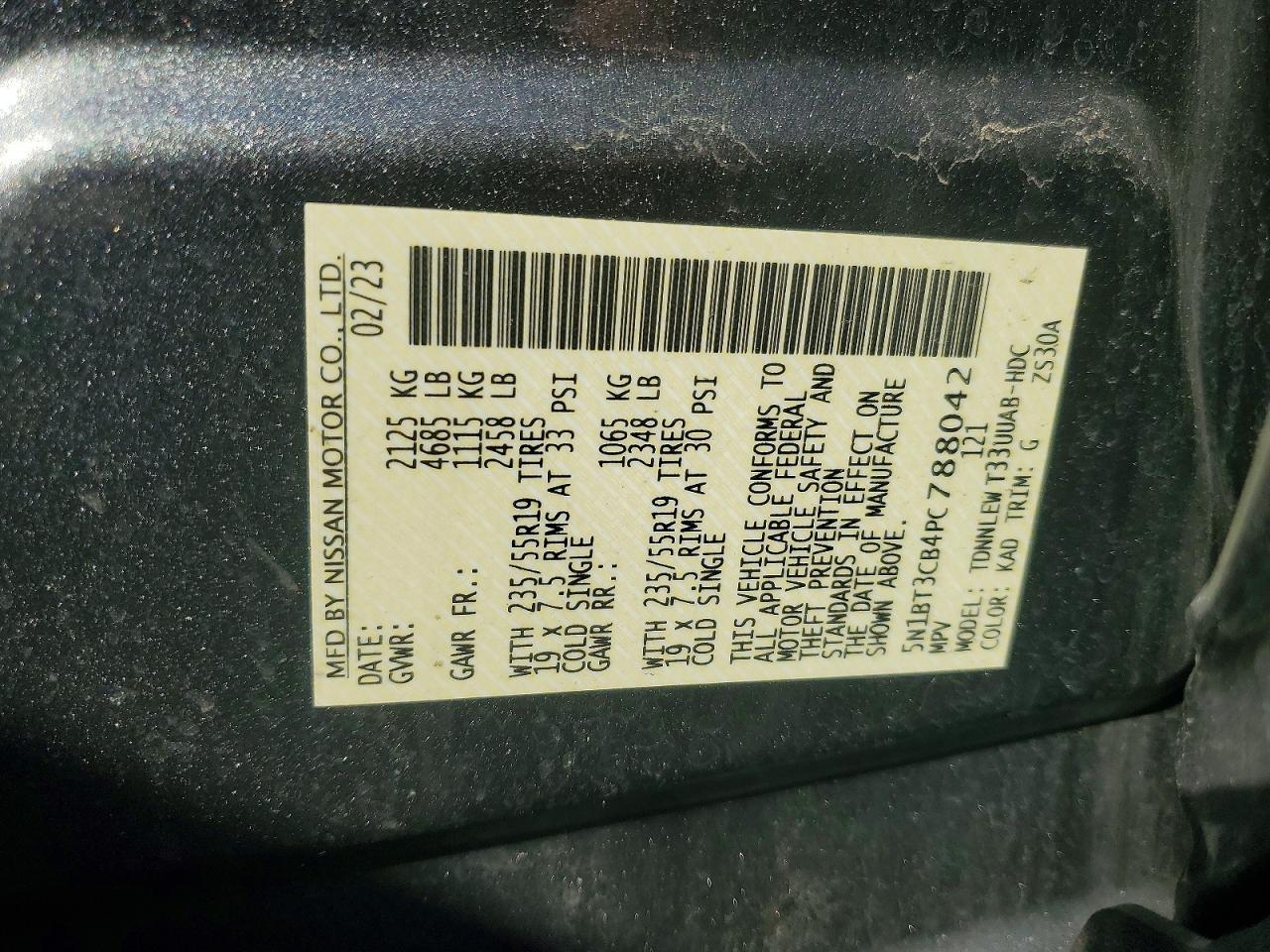 2023 Nissan Rogue Sl - zdjęcie 13