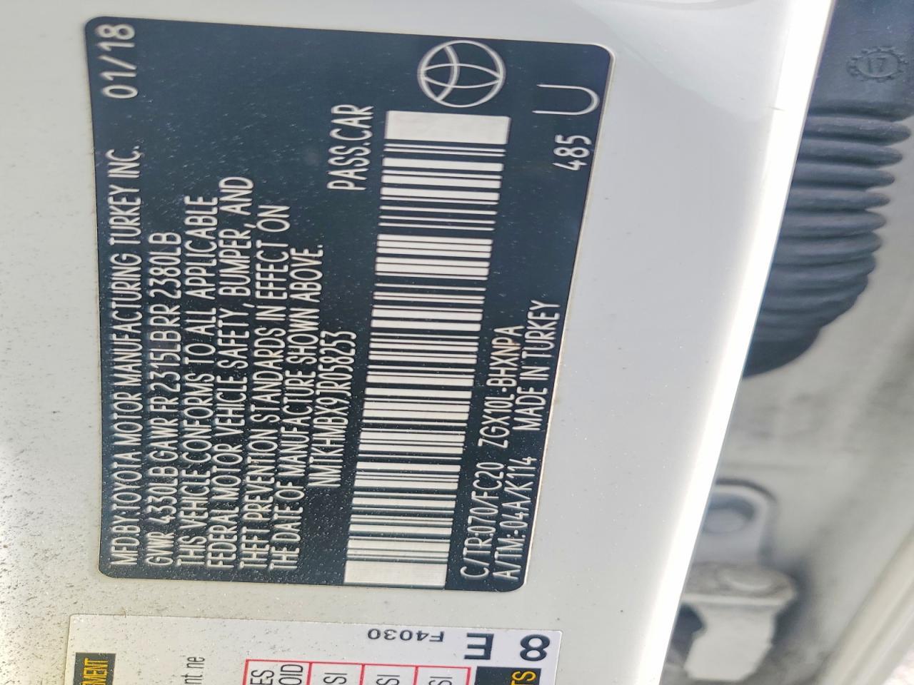 2018 Toyota C-Hr Xle - zdjęcie 12