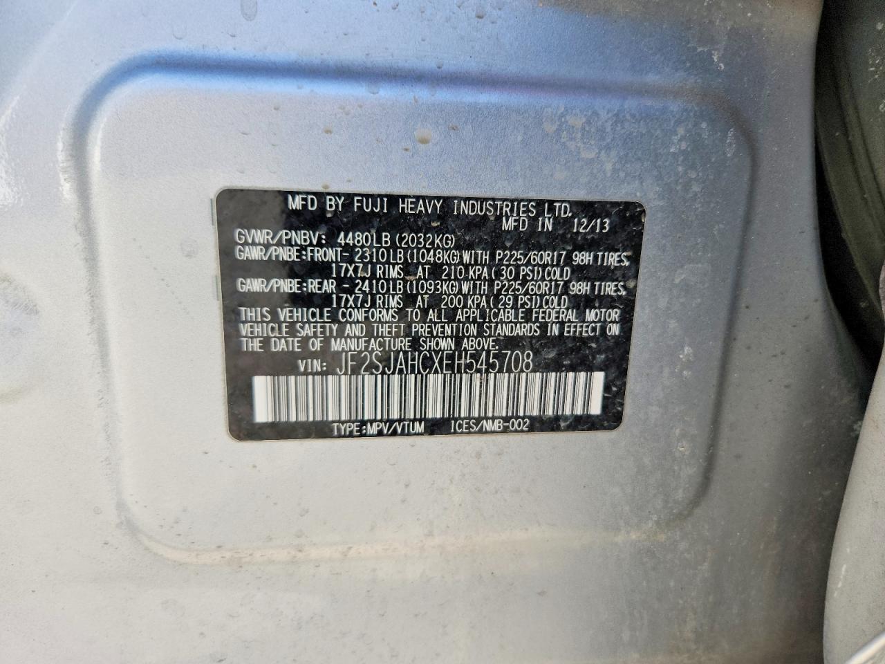 2014 Subaru Forester 2.5I Limited - zdjęcie 12