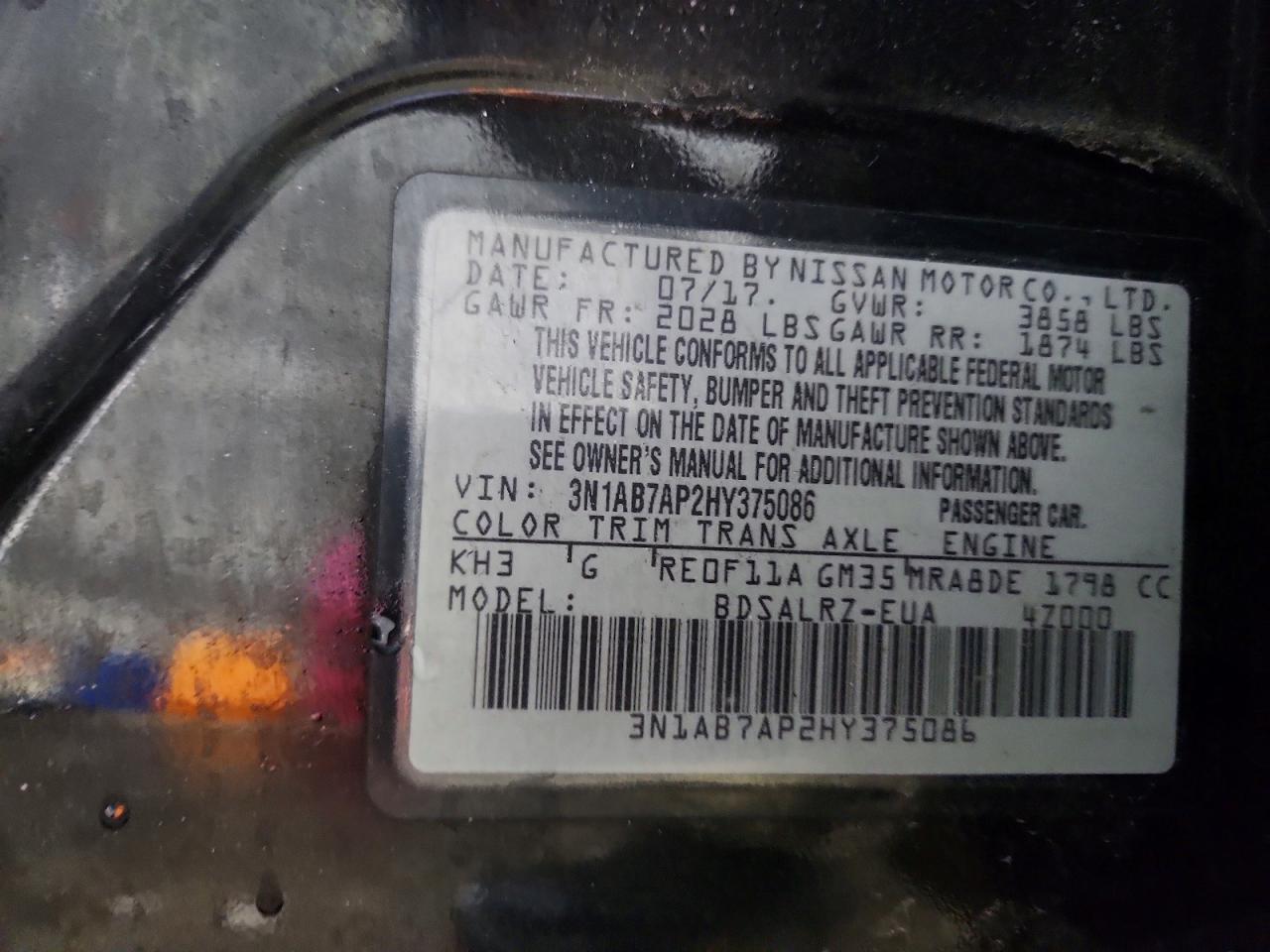 2017 Nissan Sentra Sr - zdjęcie 12