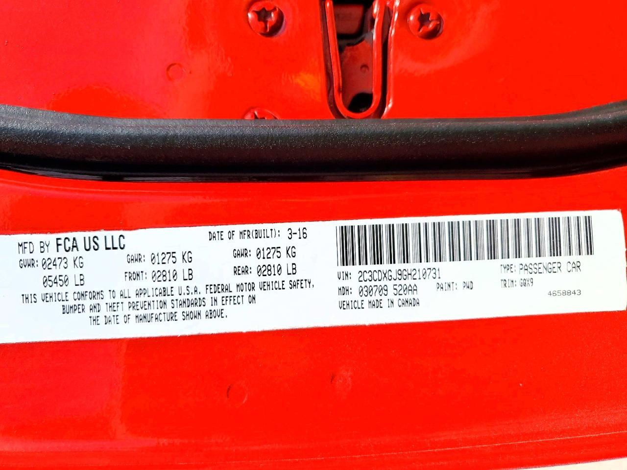 2016 Dodge Charger R - zdjęcie 13