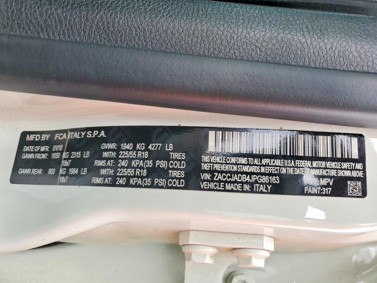 2018 Jeep Renegade - zdjęcie 14