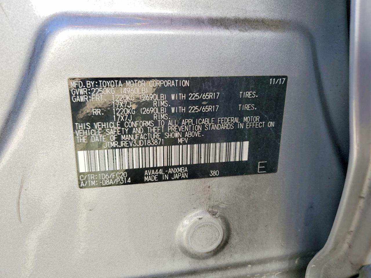 2018 Toyota Rav4 Hybrid Le - zdjęcie 13