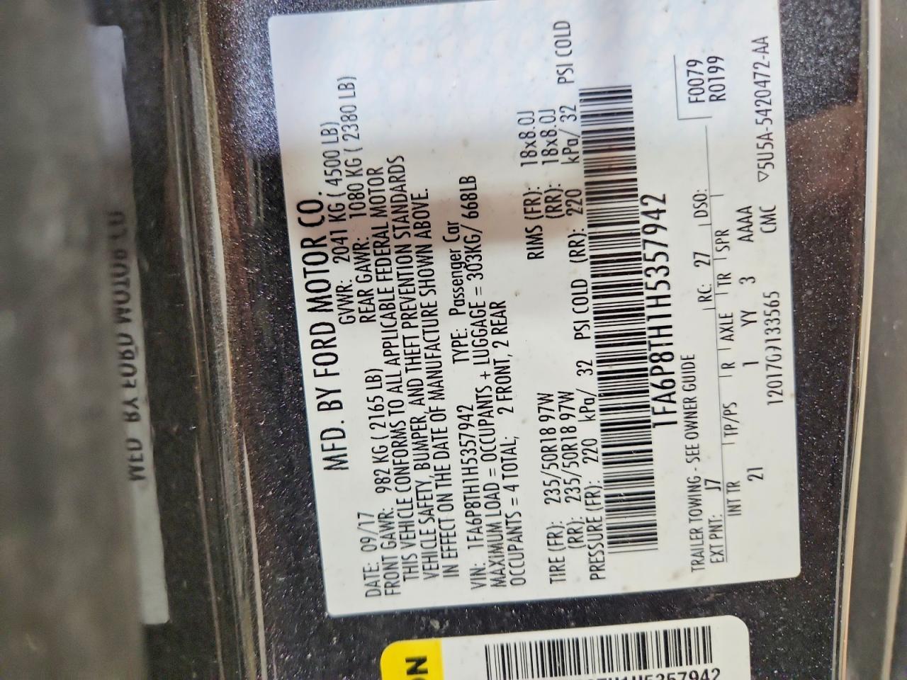 2017 Ford Mustang - zdjęcie 12