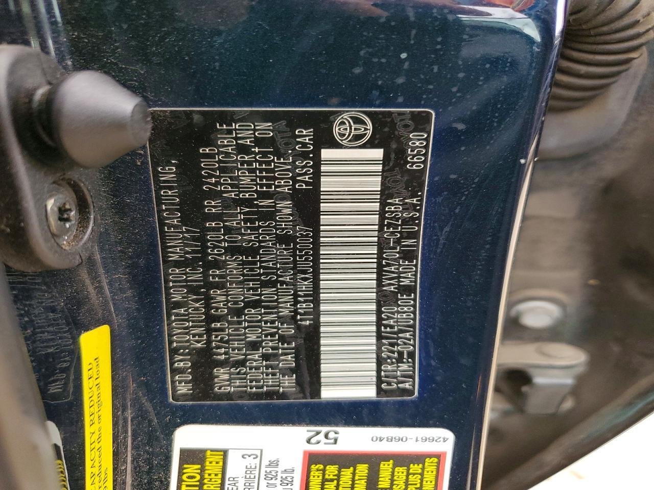 2018 Toyota Camry Se - zdjęcie 12