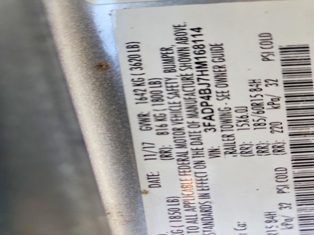 2017 Ford Fiesta Se - zdjęcie 14