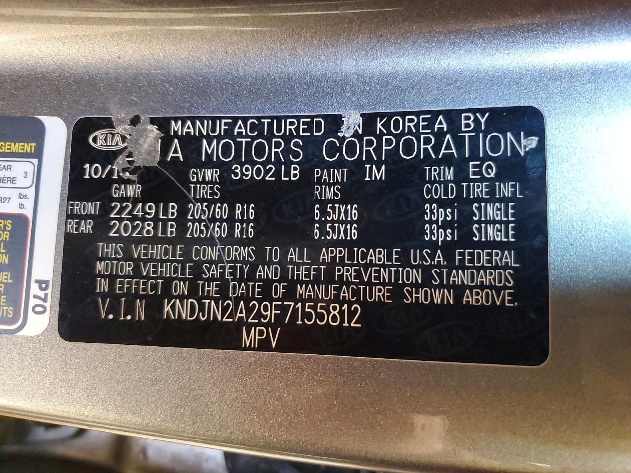 2015 Kia Soul Base - zdjęcie 13