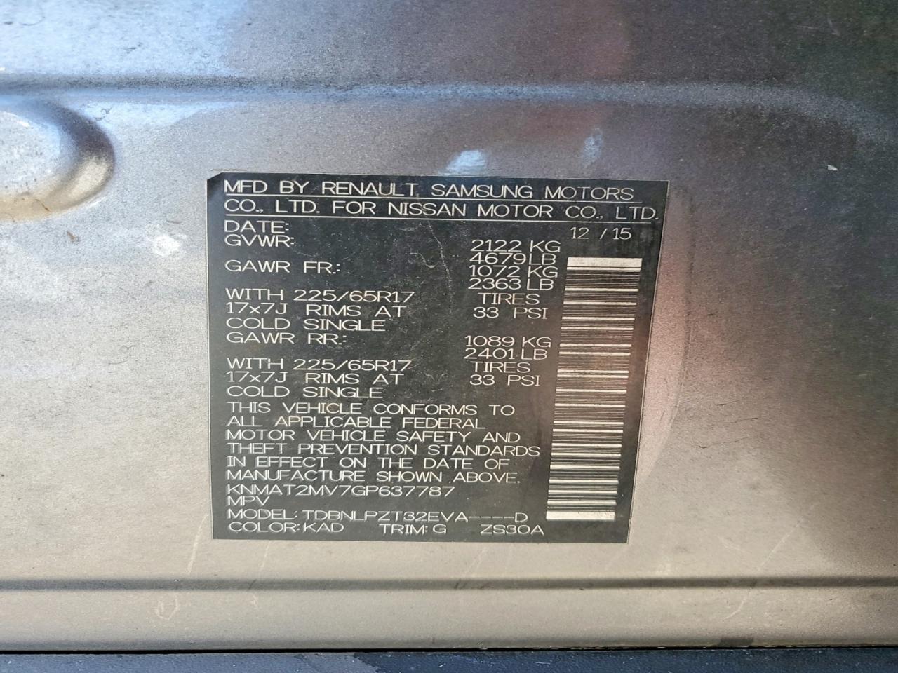 2016 Nissan Rogue S - zdjęcie 13