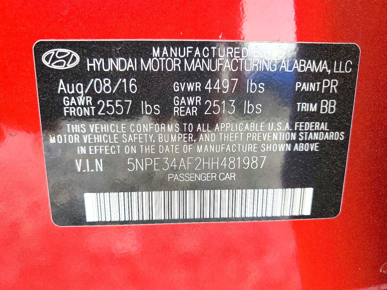 2017 Hyundai Sonata Limited - zdjęcie 12