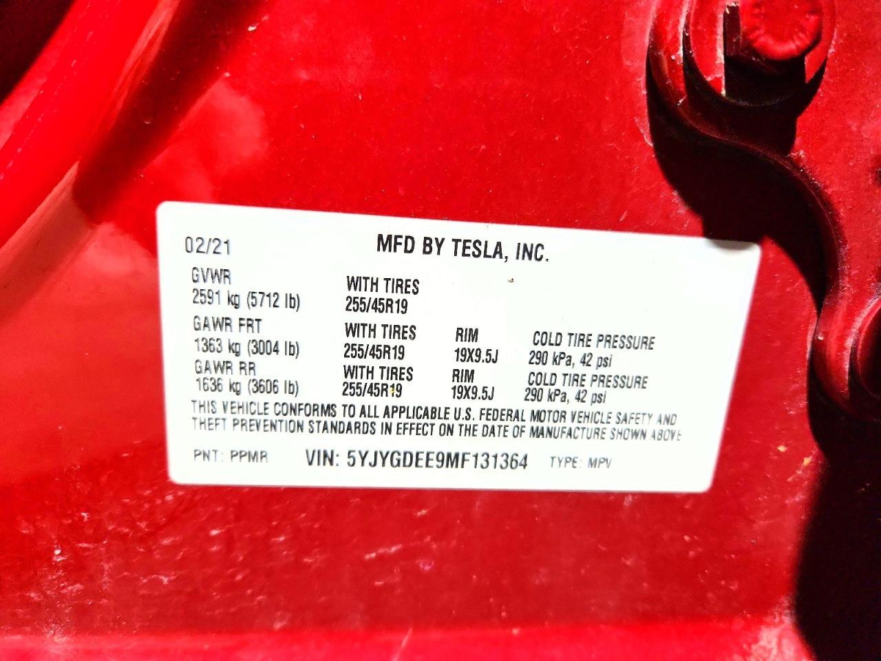 2021 Tesla Model Y - zdjęcie 12