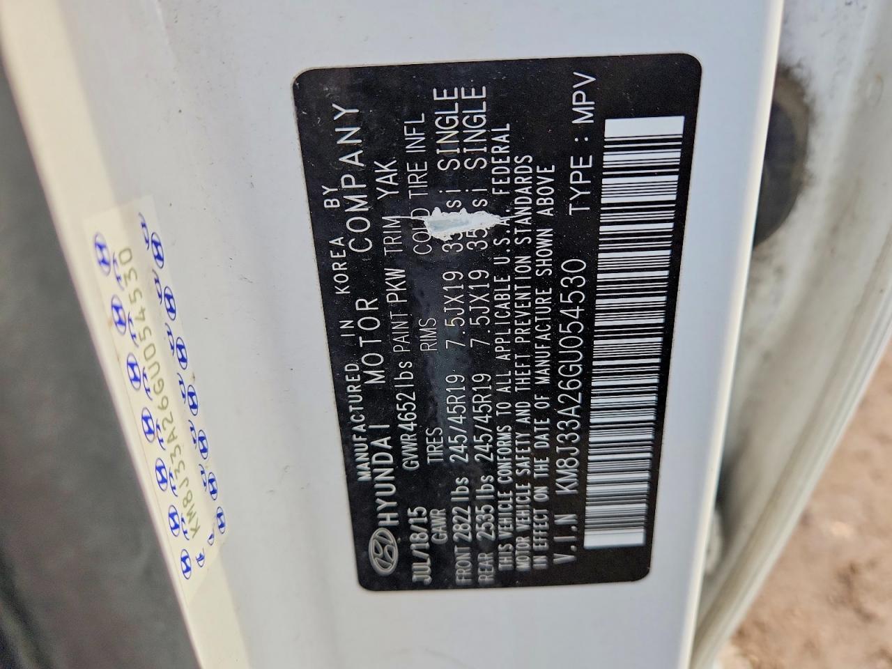 2016 Hyundai Tucson Limited - zdjęcie 13