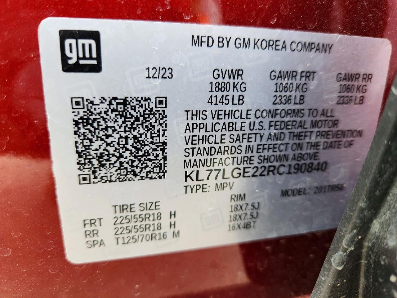 2024 Chevrolet Trax 1Rs - zdjęcie 13