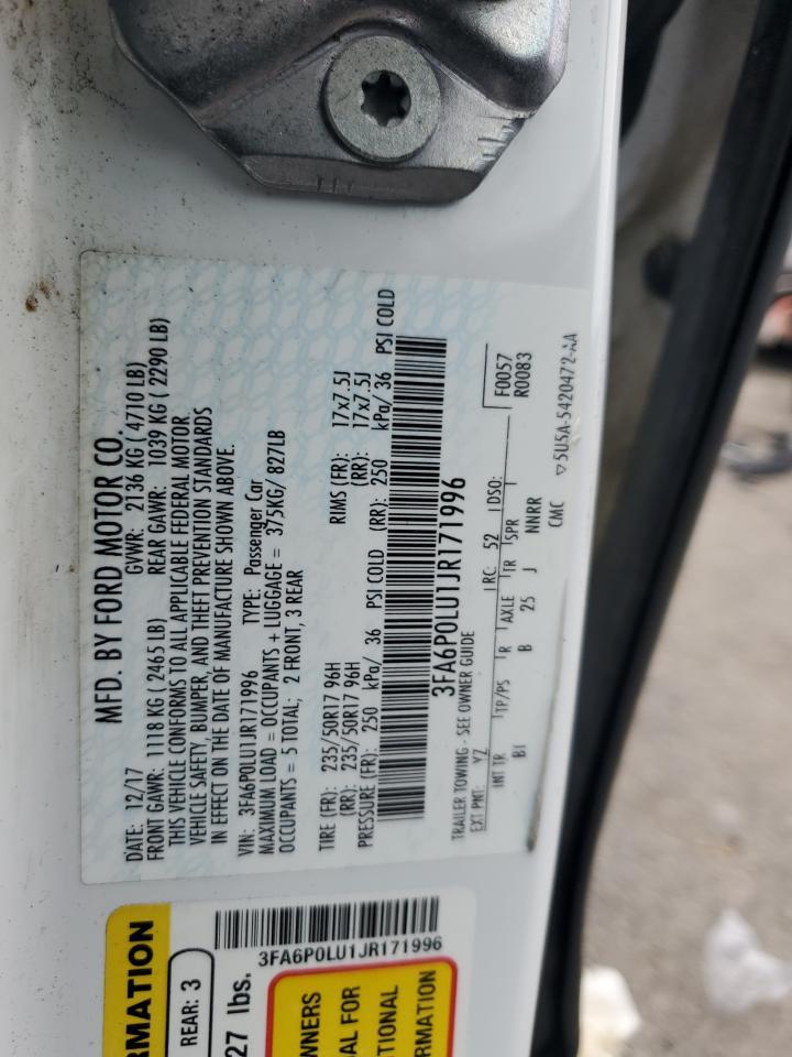 2018 Ford Fusion Se Hybrid - zdjęcie 12