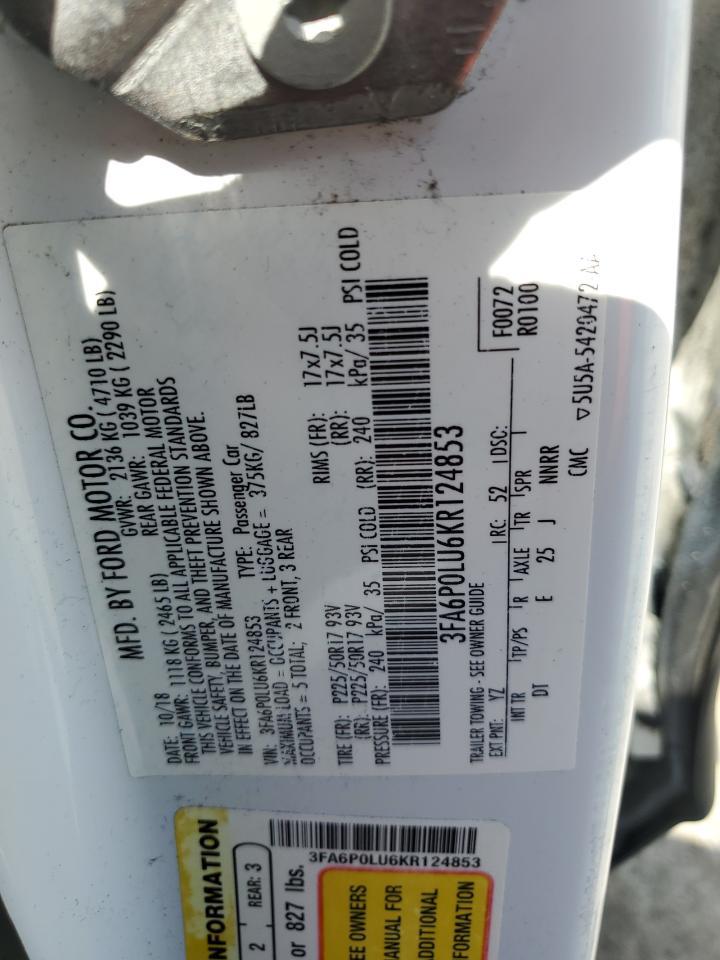 2019 Ford Fusion Se - zdjęcie 12