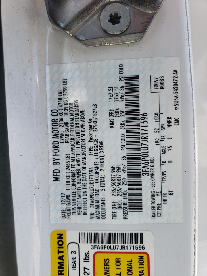 2018 Ford Fusion Se Hybrid - zdjęcie 12