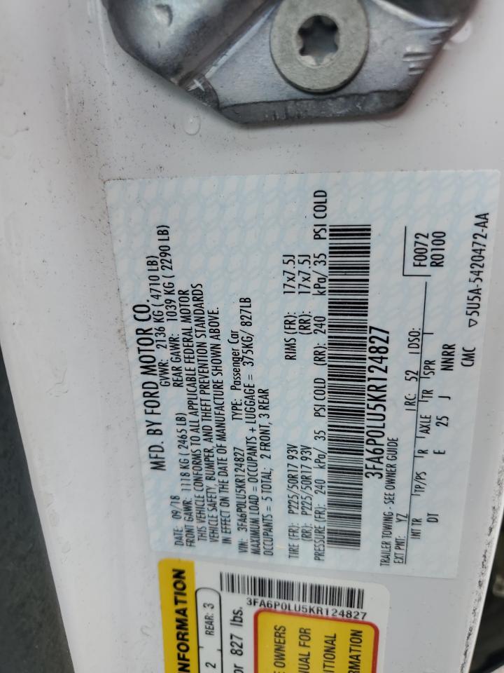 2019 Ford Fusion Se - zdjęcie 12