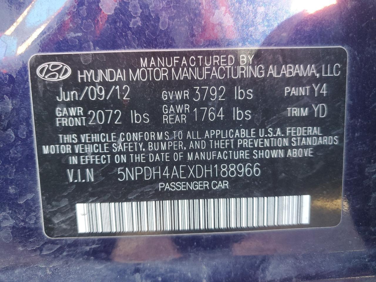 2013 Hyundai Elantra Gls - zdjęcie 12