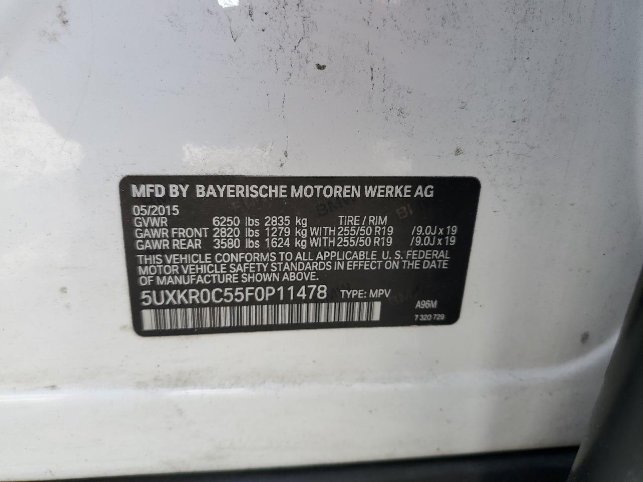 2015 BMW X5 xDrive35I - zdjęcie 13