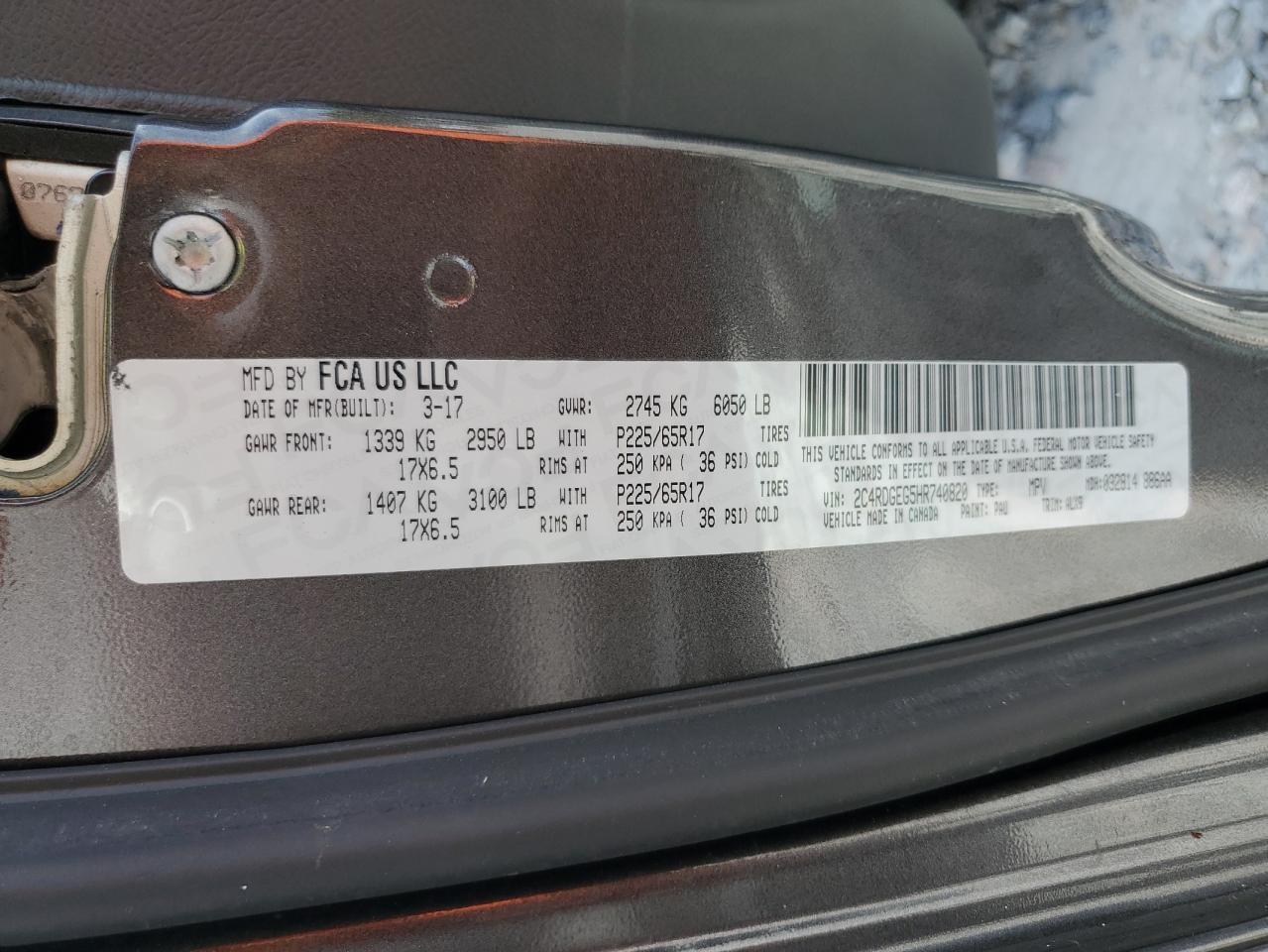 2017 Dodge Caravan - zdjęcie 13
