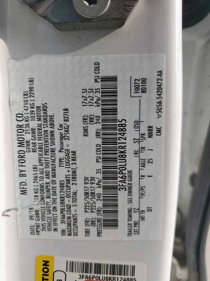 2019 Ford Fusion Se - zdjęcie 12