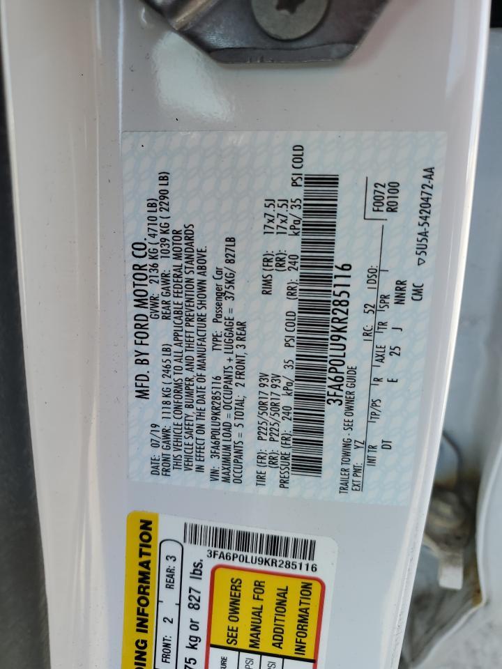 2019 Ford Fusion Se - zdjęcie 12