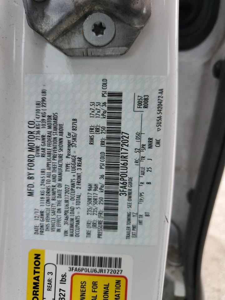 2018 Ford Fusion Se Hybrid - zdjęcie 12