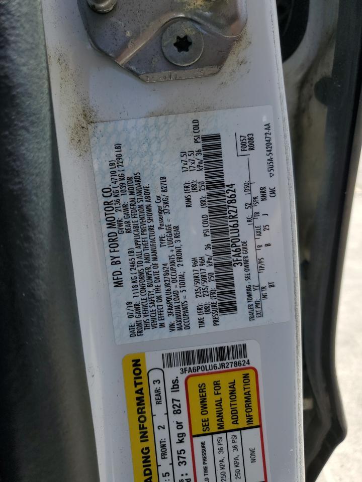 2018 Ford Fusion Se Hybrid - zdjęcie 12