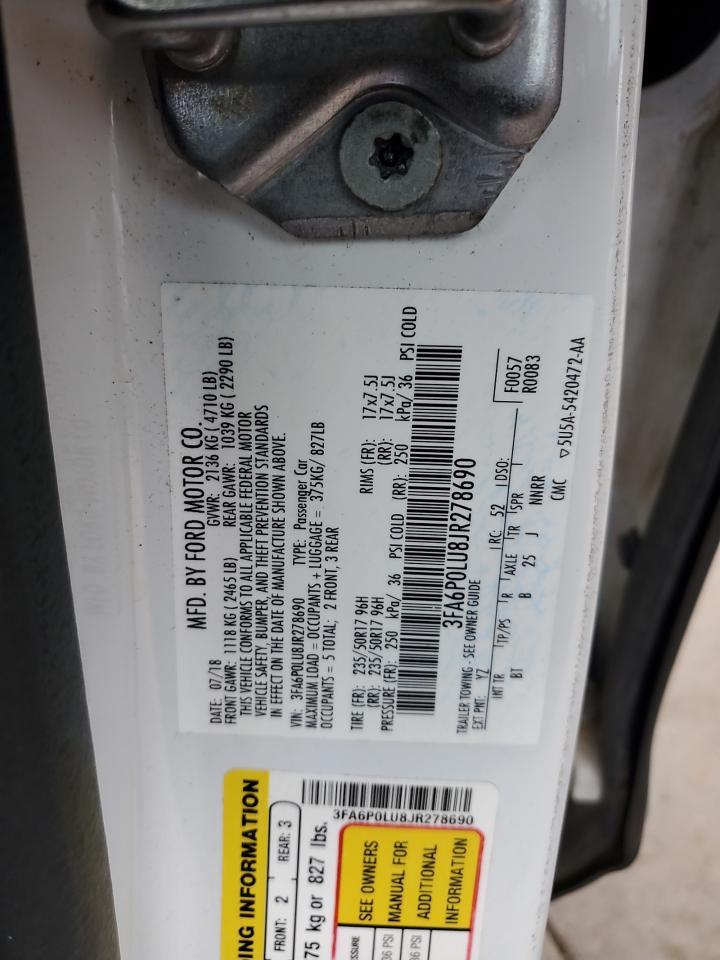 2018 Ford Fusion Se Hybrid - zdjęcie 12