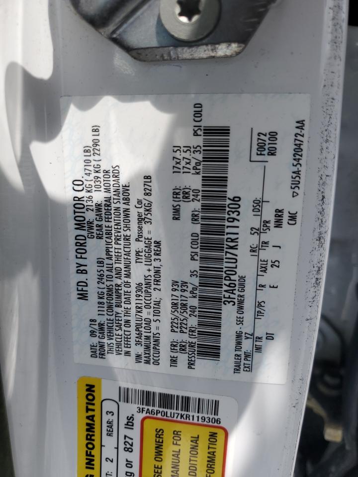 2019 Ford Fusion Se - zdjęcie 12