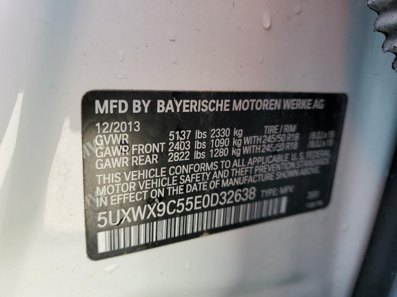 2014 BMW X3 xDrive28I - zdjęcie 13