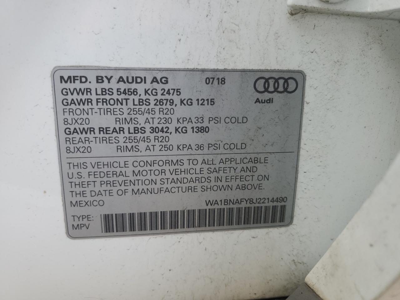 2018 Audi Q5 Premium Plus - zdjęcie 13