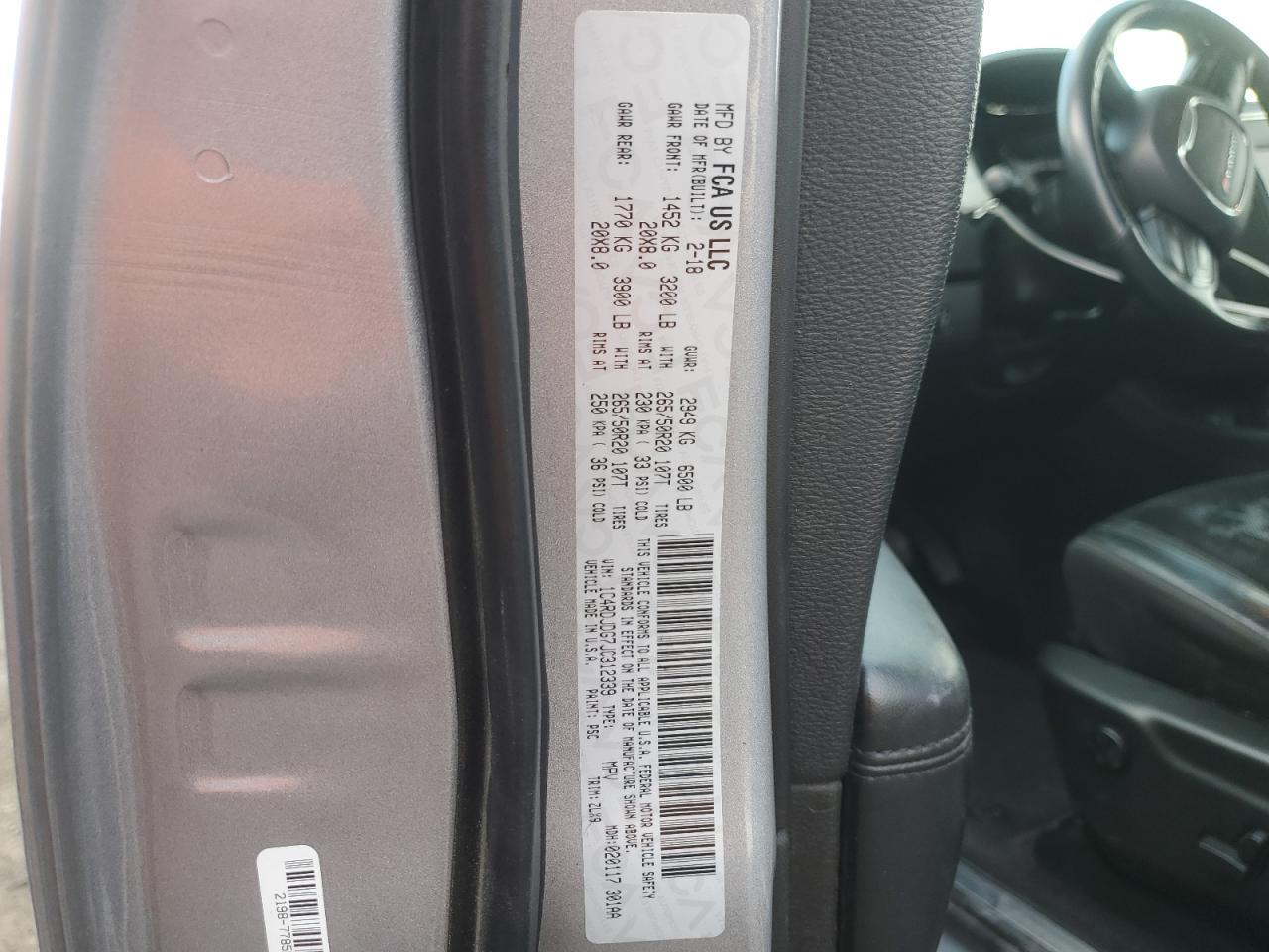 2018 Dodge Durango Gt - zdjęcie 13