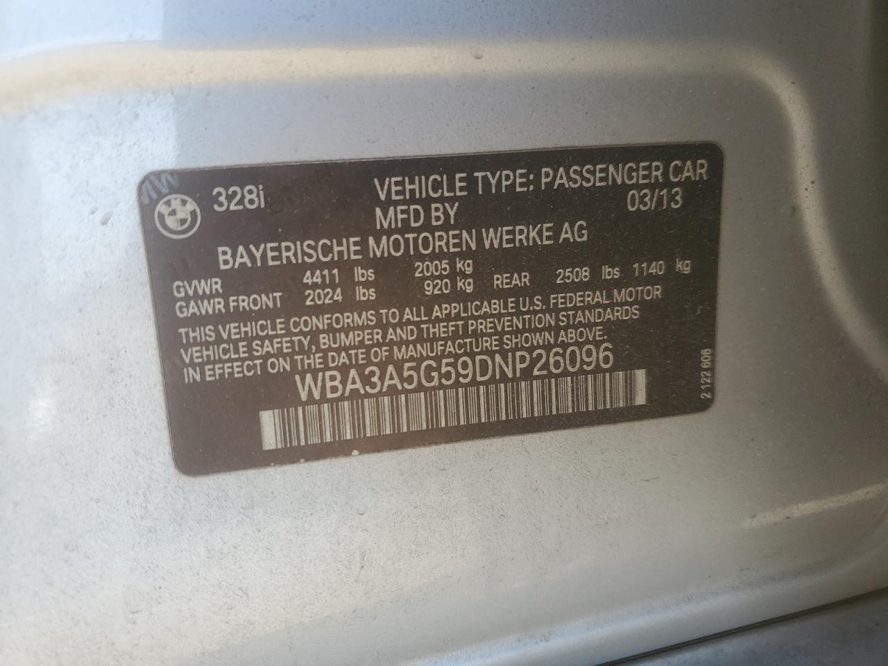 2013 BMW 328 I - zdjęcie 12