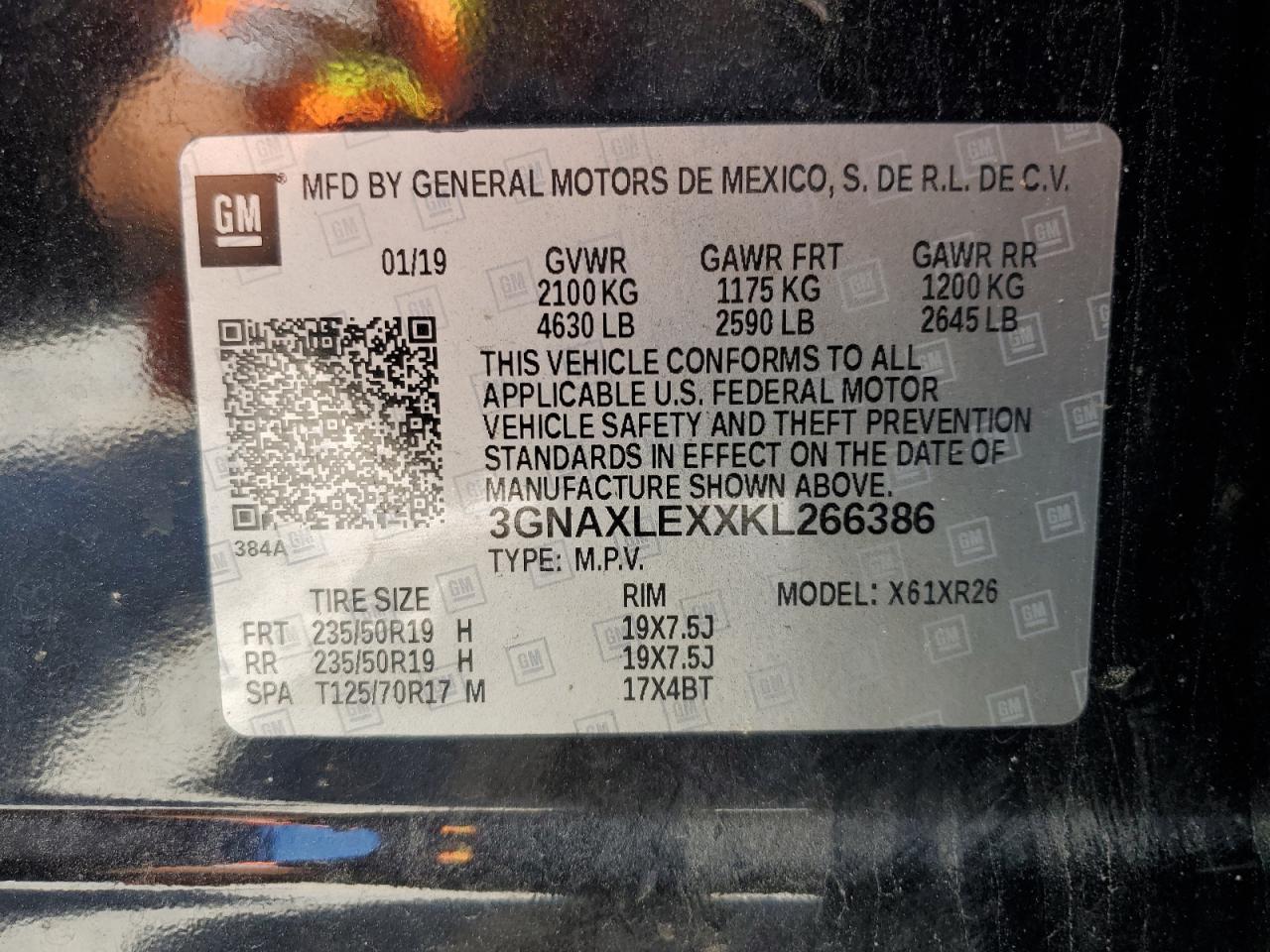 2019 Chevrolet Equinox Lt - zdjęcie 13