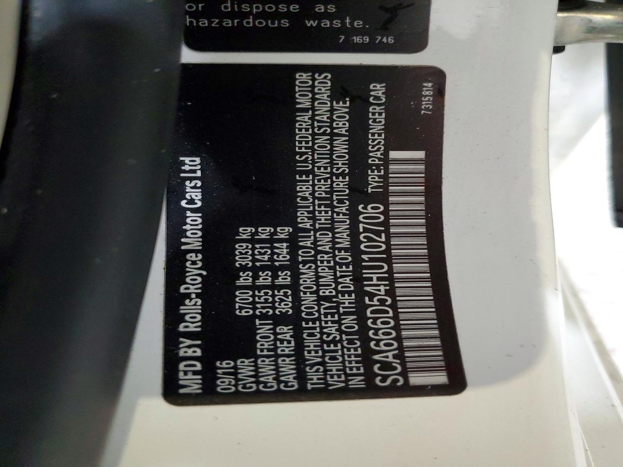 2017 Rolls-Royce Dawn - zdjęcie 12