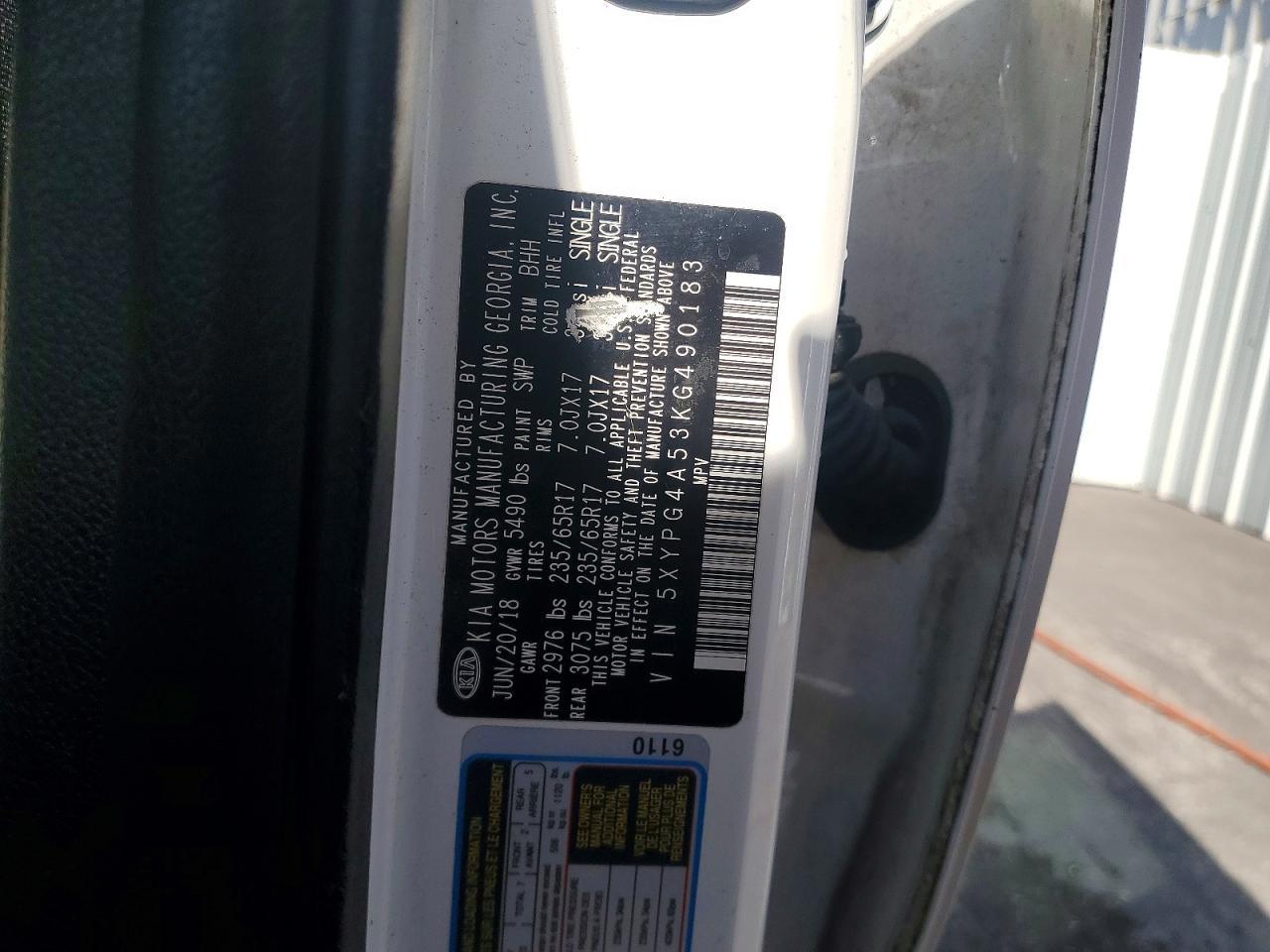 2019 Kia Sorento Lx V6 - zdjęcie 13