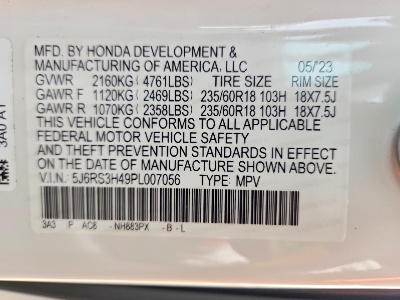2023 Honda Cr-V Ex - zdjęcie 13