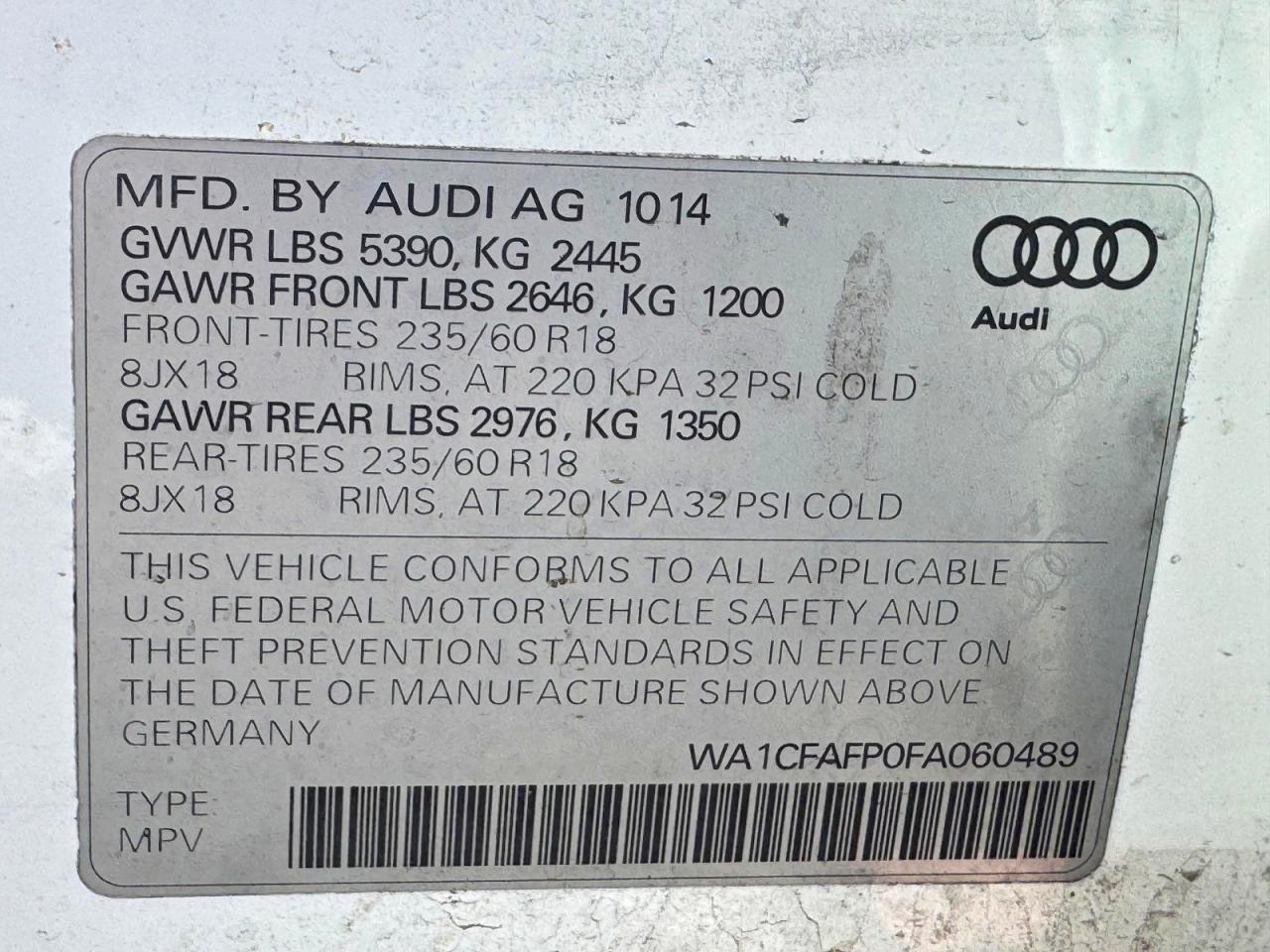 2015 Audi Q5 Premium - zdjęcie 10