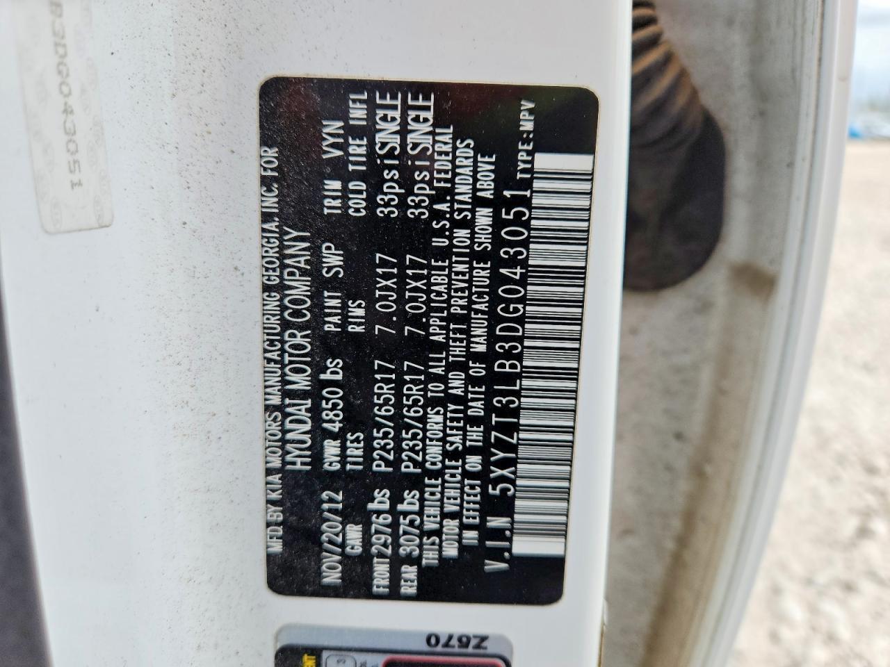 2013 Hyundai Santa Fe - zdjęcie 13