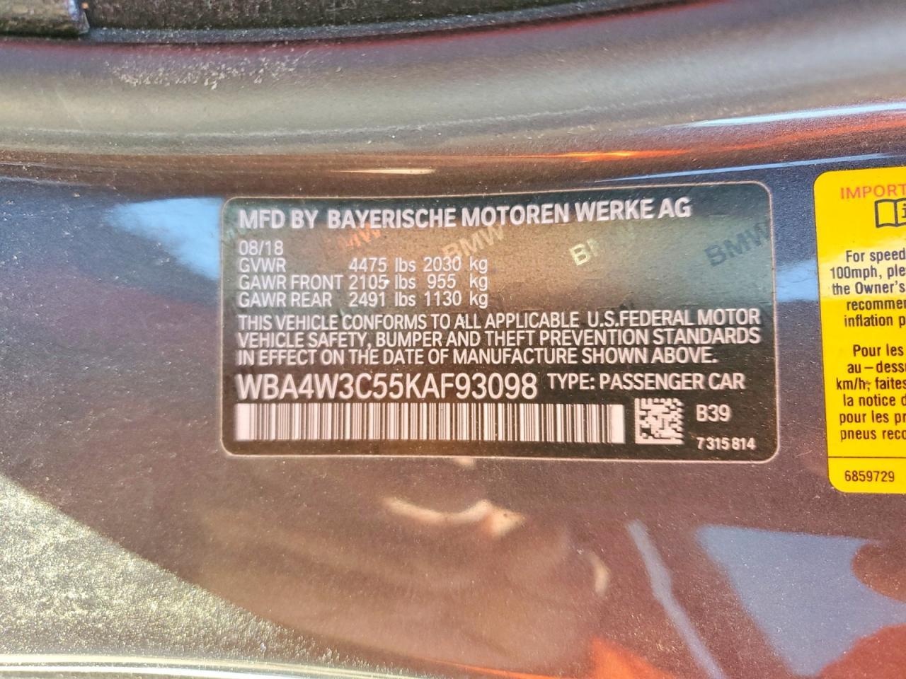 2019 BMW Seria 4 Coupe 430i - zdjęcie 12