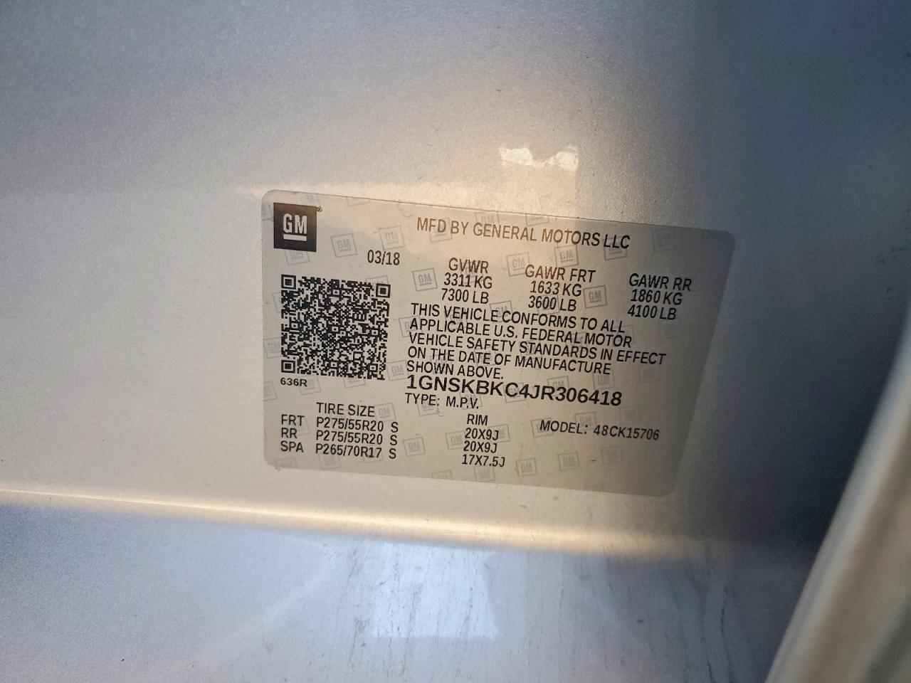 2018 Chevrolet Tahoe Police - zdjęcie 13