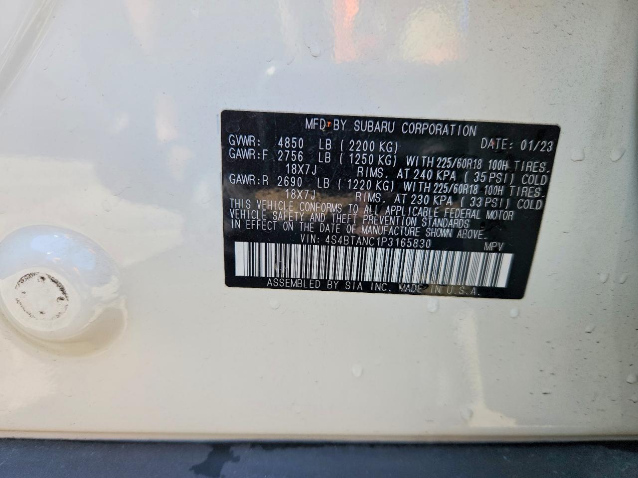 2023 Subaru Outback Unknown - zdjęcie 13