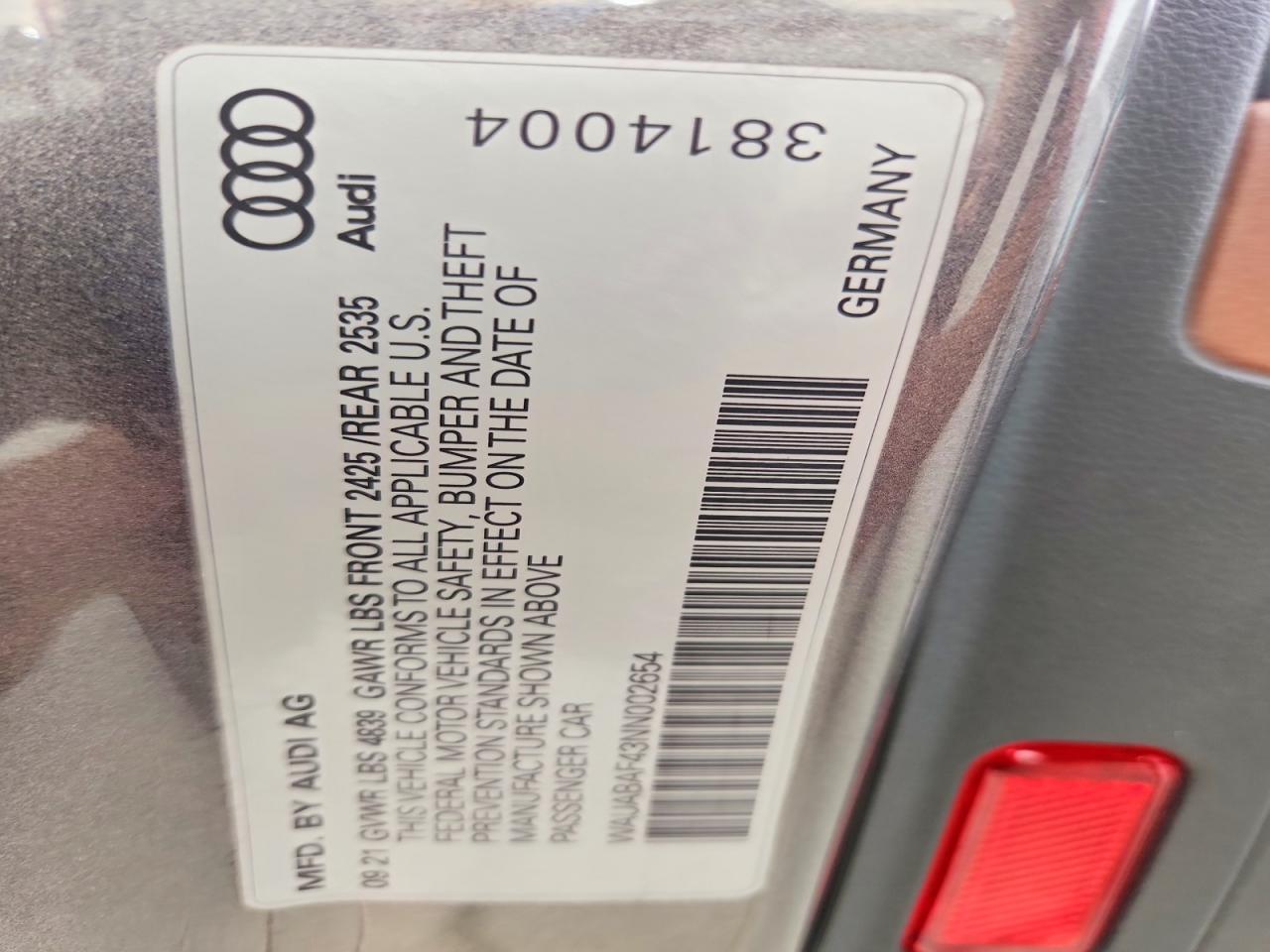 2022 Audi A4 Premium 40 - zdjęcie 12